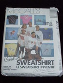 2 McCall's Sewing Patterns T-Shirt & Sweatshirts Adults