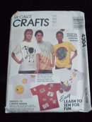 2 McCall's Sewing Patterns T-Shirt & Sweatshirts Adults