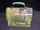 John Deere Domed Lunchbox Lunch Box / Tote Tractor Scene