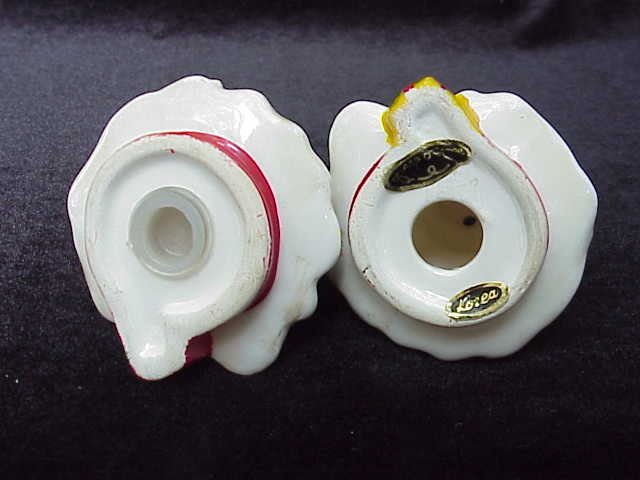 Vintage Josef Originals Christmas Tree Salt & Pepper Shakers with Original Labels