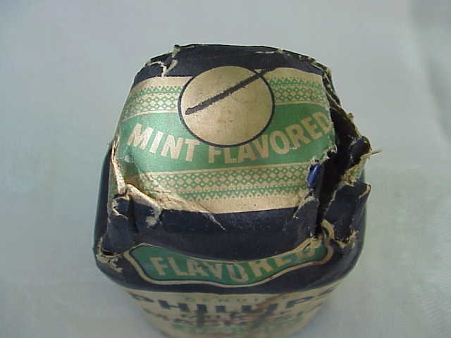 Phillips Milk of Magnesia Cobalt Blue Bottle - New Old Stock
