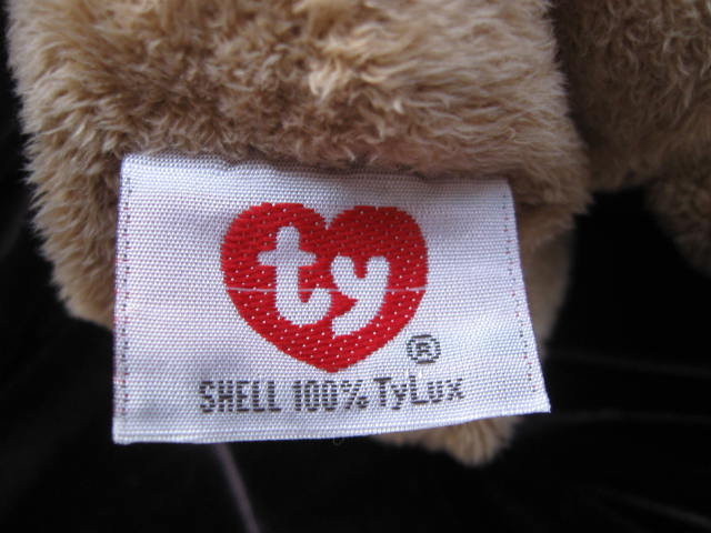 Ty BEARY MERRY PLUFFIE Bear with Plaid Teddy Bear - Retired Plush