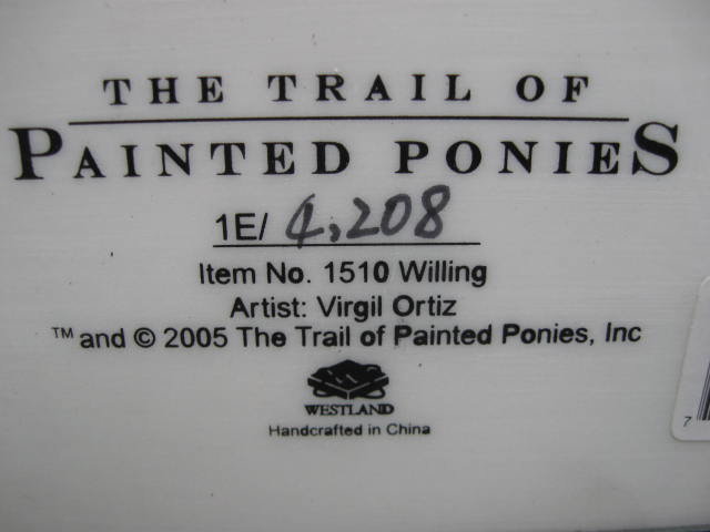 Trail of Painted Ponies Retired Willing Horse Figurine 1E/4208