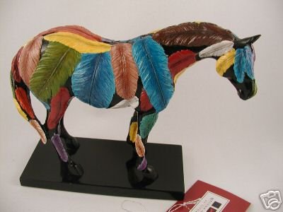 Trail of Painted Ponies Horsefeathers Horse Figurine 1E/3421 First 1st Edition