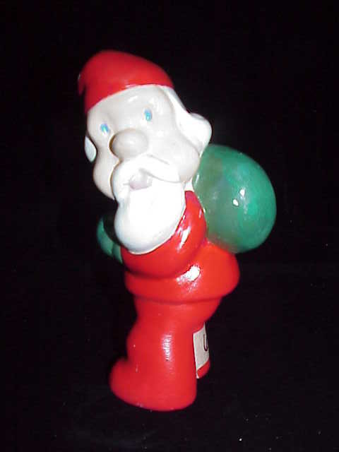 1939 Vintage Chalkware Santa Claus ~ 1930's Chalk Ware Santa Claus