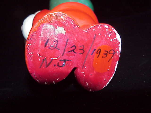 1939 Vintage Chalkware Santa Claus ~ 1930's Chalk Ware Santa Claus
