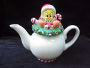 Warner Brothers Tweety Bird Christmas Teapot Tea Pot