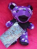 Liquid Blue Grateful Dead DARK STAR Bean Bag Bear