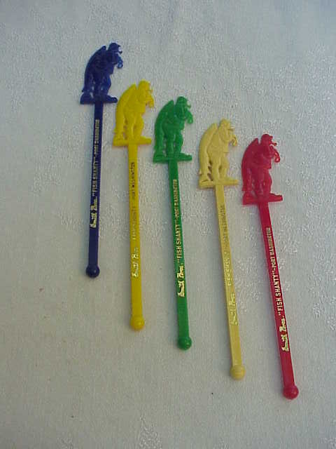 17 Colorful Fish Shanty Old Sailor Swizzle Sticks