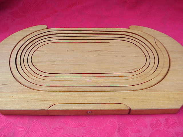 Oval Wood Hand Painted Cattail Bread Basket