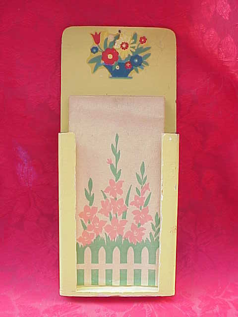 Vintage Yellow Napkin Holder