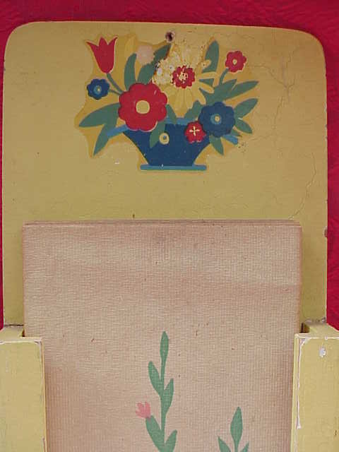 Vintage Yellow Napkin Holder