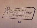 Fire King Anchor Hocking Milk Glass Relish Dish In Original Box