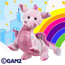 New Webkinz Whimsy The Dragon With Sealed Tag & Unused Code