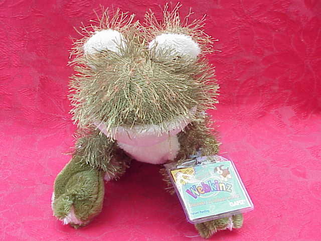 New Webkinz Green Frog With Sealed Tag & Secret Code