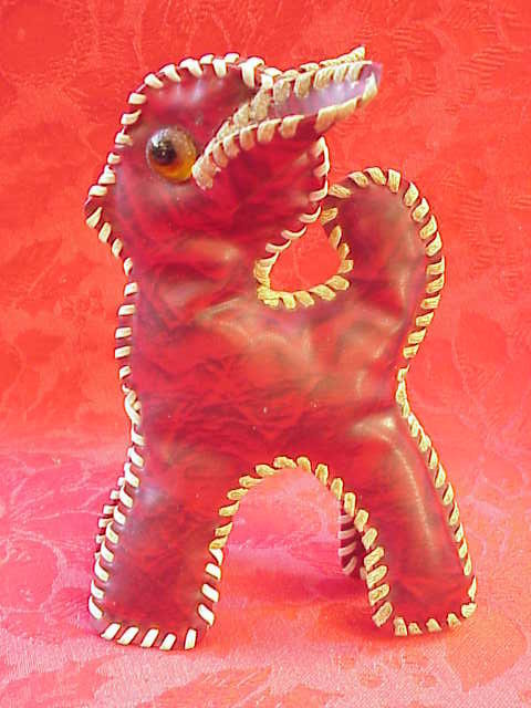 Vintage Vinyl Red Deer Child's 1950's