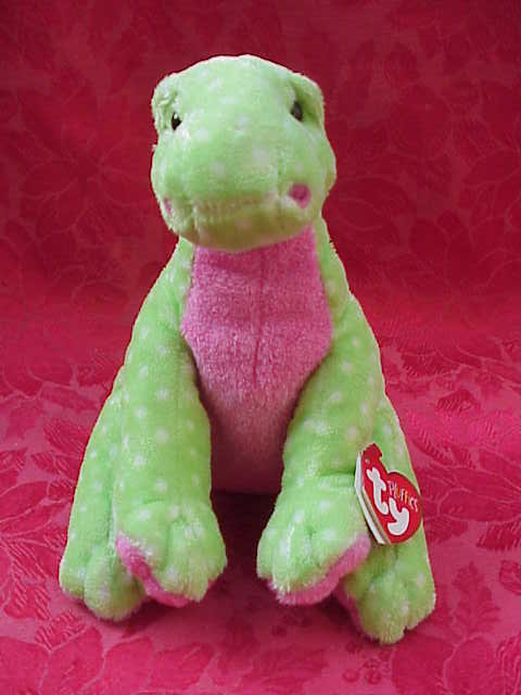 Ty Pluffies STOMPS THE DINOSAUR Pluffie Plush