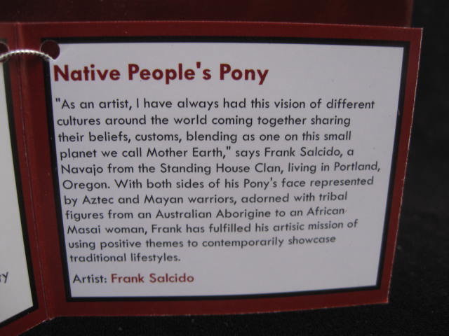The Trail of Painted Ponies Retired NATIVE PEOPLE'S PONY 1 E/3818 Native Peoples Pony