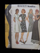 McCall's 3133 Misses' Dress for Knits Pounds Thinner Sewing Pattern 1970's