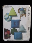 McCall's Six Zippered Pillow Covers Vintage Sewing Pattern