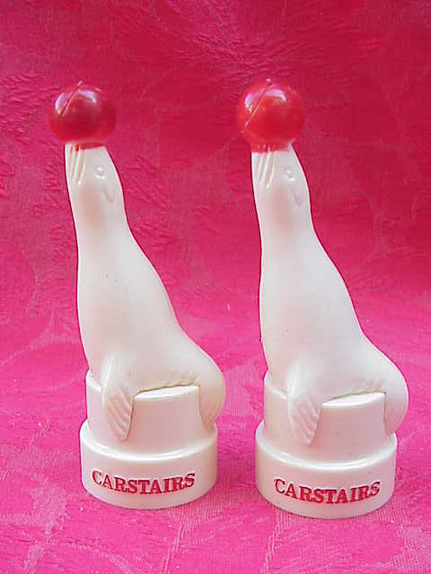 2 Circus Seals Carstairs Bottle Stopper or Bottle Pourers