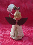 Hallmark Little Girl Old Fashioned Angel In Pinafore Christmas Tree Ornament