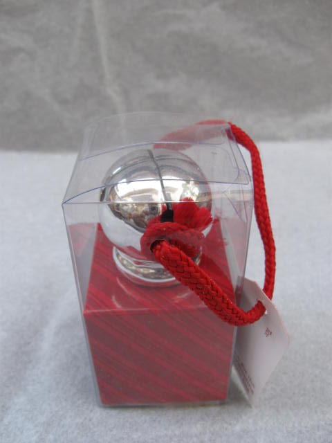 Hallmark 2007 Christmas Sleigh Bell Wine Stopper In Original Box