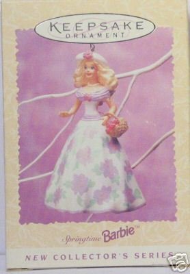Hallmark 1995 Barbie Springtime 1st In Easter Series Ornament Easter or Christmas Tree Ornament