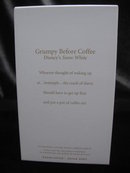 Hallmark 2007 GRUMPY BEFORE COFFEE Walt Disney Snow White Coffee Lover Christmas Tree Ornament