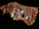 (9) Nine Thanksgiving Paper Decorations - Beistle Banners & 4 Honeycomb + More