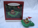 Hallmark 1996 I Dig Golf Gofer Golfing Christmas Tree Ornament