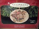 Hallmark 1997 Garden Bouquet Roses Nature's Sketchbook Christmas Tree Ornament Marjolein Bastin