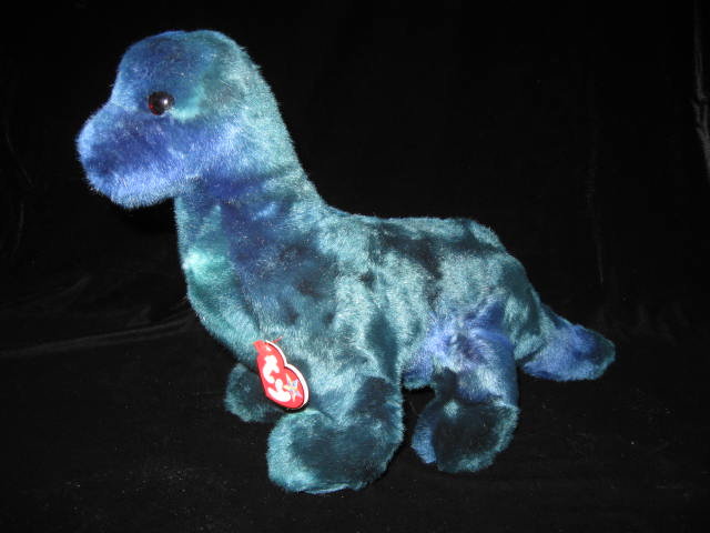 Ty Bronty The Brontosaurus Dinosaur Beanie Buddy