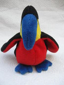 Ty Kiwi The Toucan Tropical Bird Retired Beanie Baby