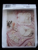 McCall's 2058 Victorian Bridal Wedding Accessories Sewing Pattern Garter Pillow + More