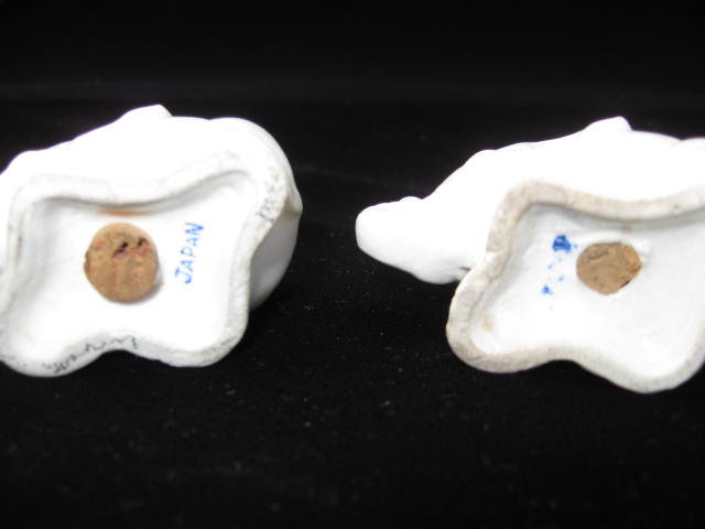 Vintage White Elephant Salt & Pepper Shakers
