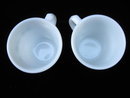 Set of 4 Corning Ware Corningware Pyrex Christmas Holly Days Milk Glass Mugs - 3 Sets Available