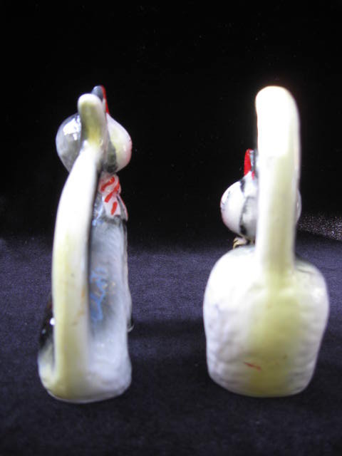 Vintage Arched Tail Cats Salt & Pepper Shakers Halloween Cats