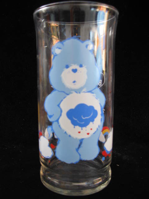 Vintage Set Of 4 Care Bear Glasses Tumblers