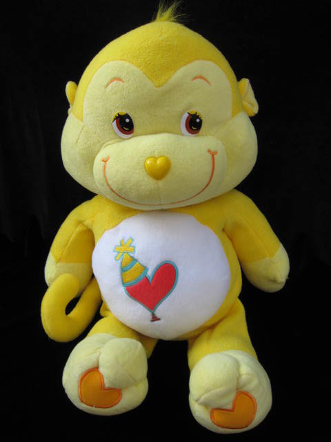 Jumbo Playful Heart Monkey Care Bear Cousin Pillow Pal 24