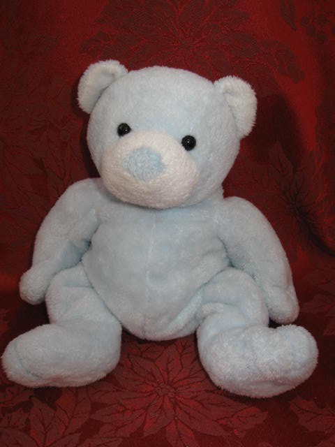 Ty Tinker the Blue & White Bear Cub Pluffies - Tinker Pluffie