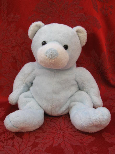 Ty Tinker the Blue & White Bear Cub Pluffies - Tinker Pluffie