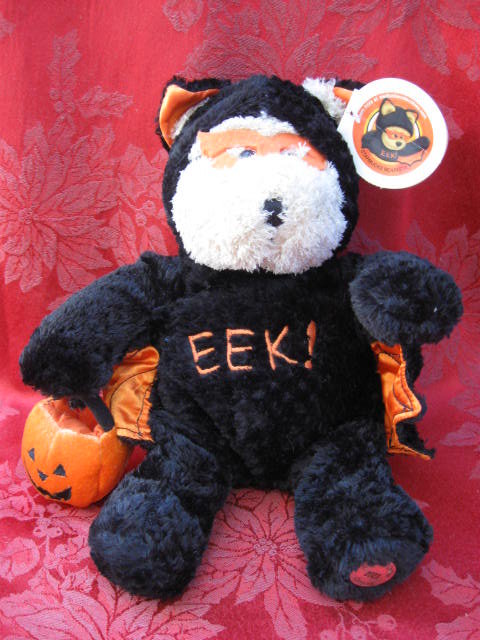 Starbucks Bearista Halloween Bear Bat 2003 Plush