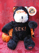 Starbucks Bearista Halloween Bear Bat 2003 Plush