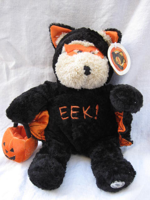 Starbucks Bearista Halloween Bear Bat 2003 Plush