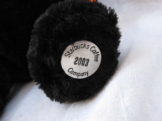 Starbucks Bearista Halloween Bear Bat 2003 Plush