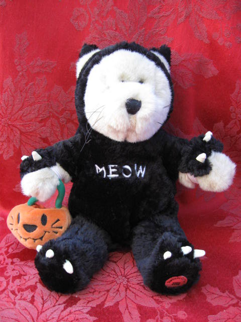 Starbucks Bearista Halloween Bear Black Cat 2002 Plush