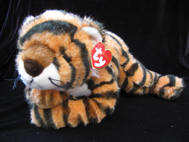 Ty Retired Classic Growl The Tiger Cub Plush