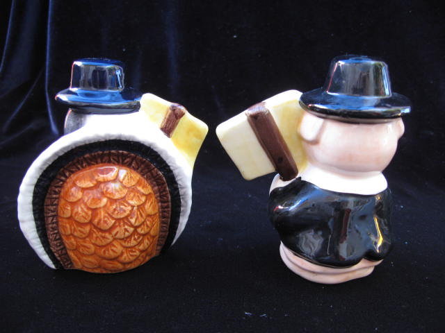 Comical Pig & Turkey Thanksgiving Shakers