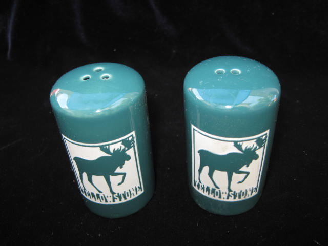 Yellowstone Souvenir Moose Salt & Pepper Shakers